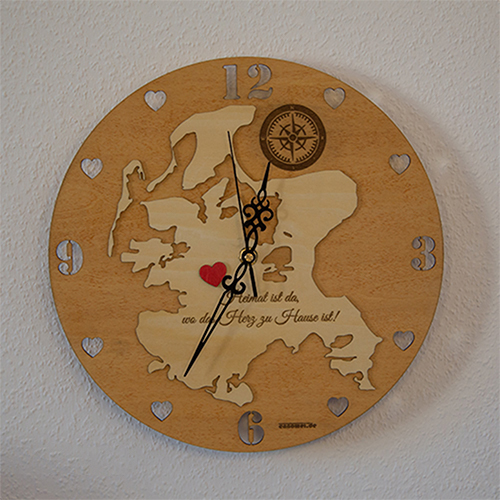 Holzuhr Modell Rügen_01