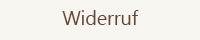 Widerruf